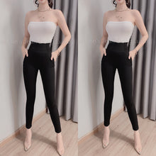 Load image into Gallery viewer, Quần legging thun jean black
